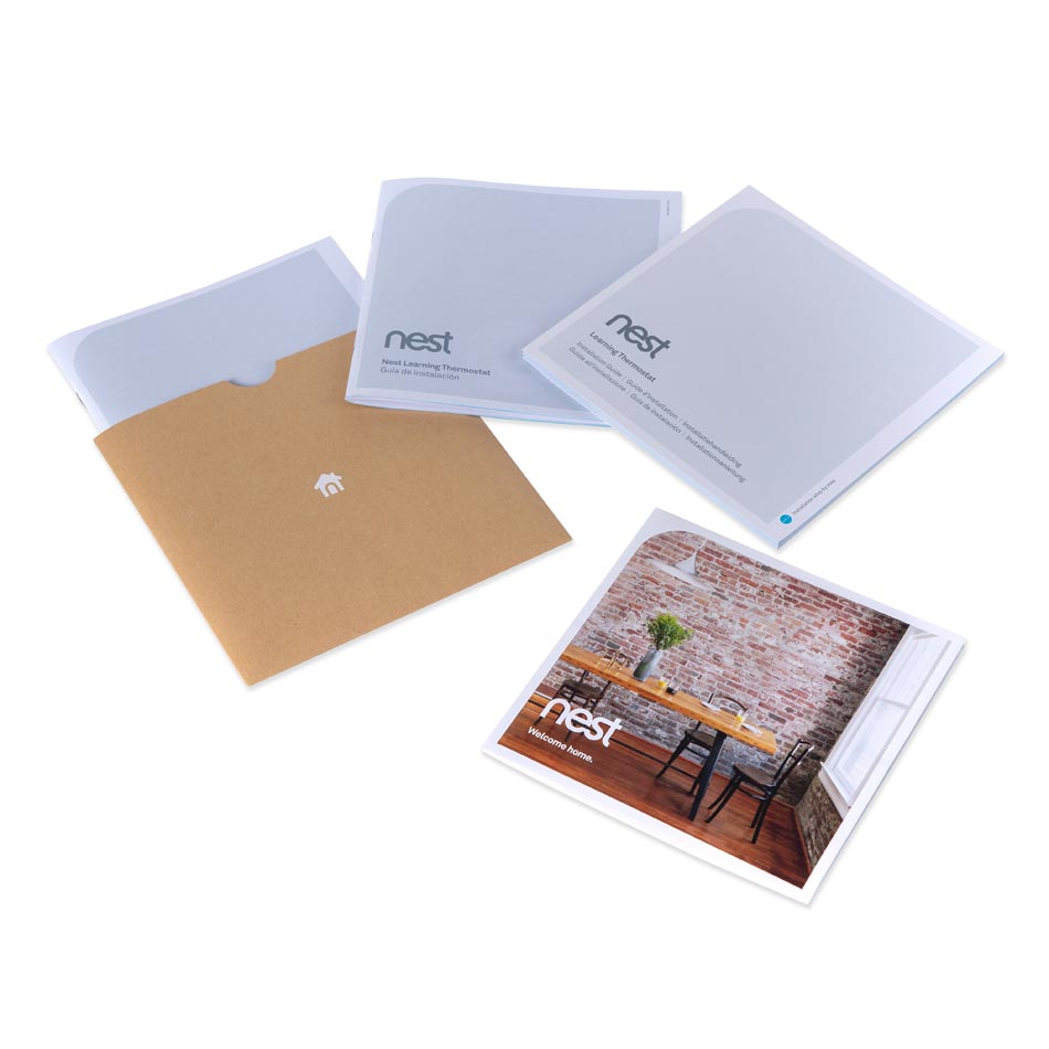 Custom Rigid Box With Matching Print Document Assembly Manuals